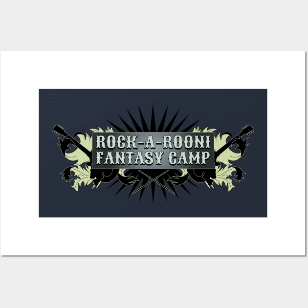 Rock A Rooni Fantasy Camp Wall Art by iannorrisart